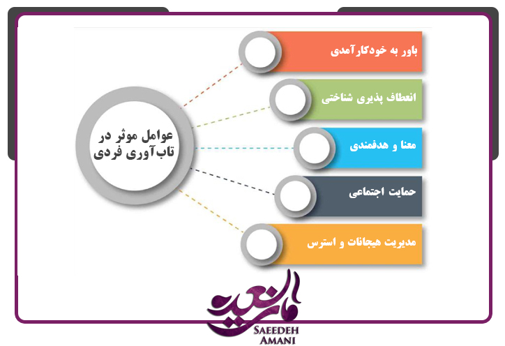 عوامل موثر در تاب آوری فردی