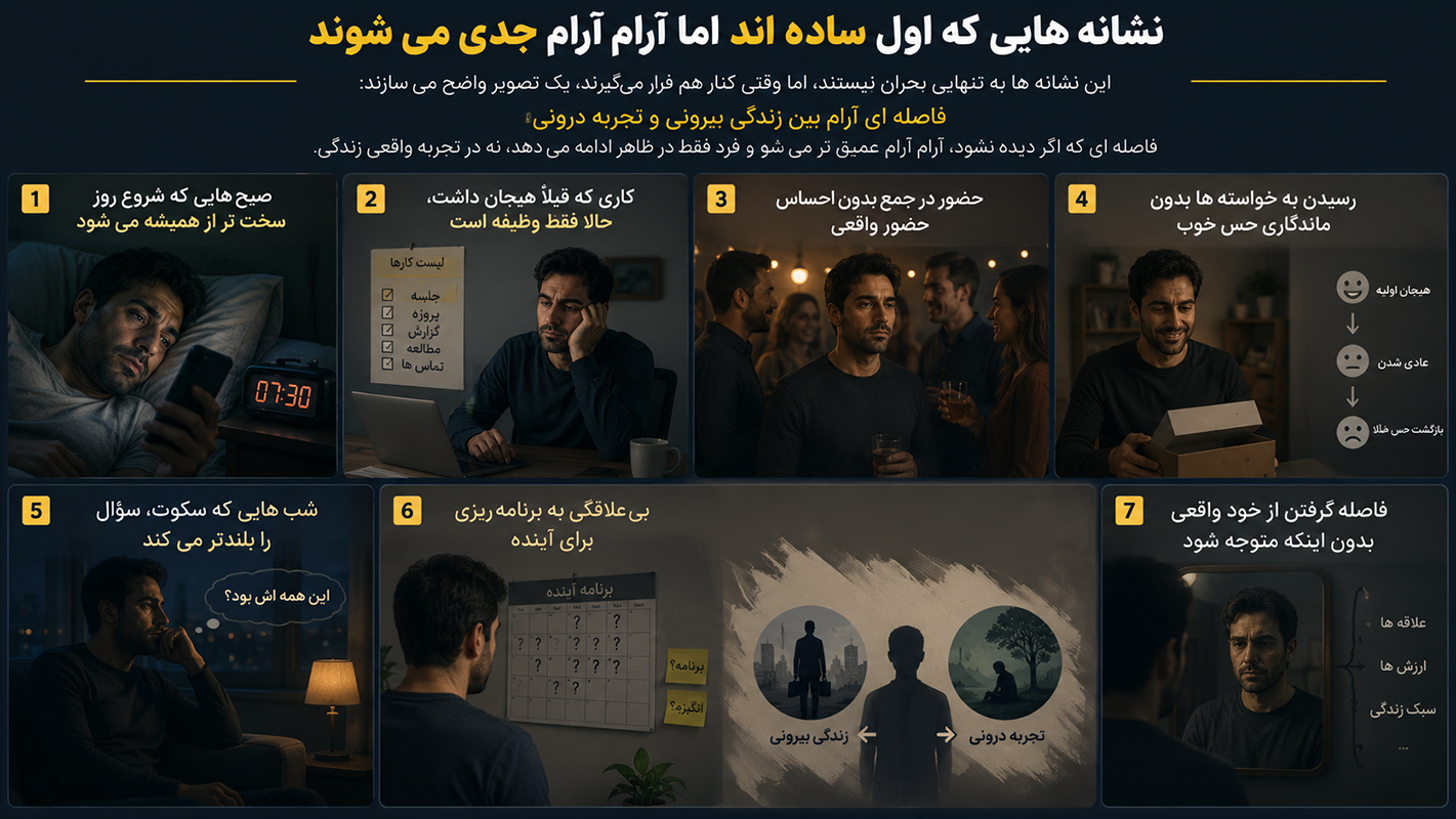 نشانه های بحران 30 یا 40 سالگی