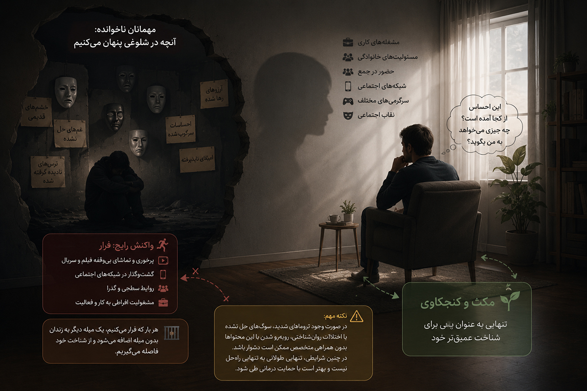 کهن الگوی سایه یکی از همراهان تنهایی