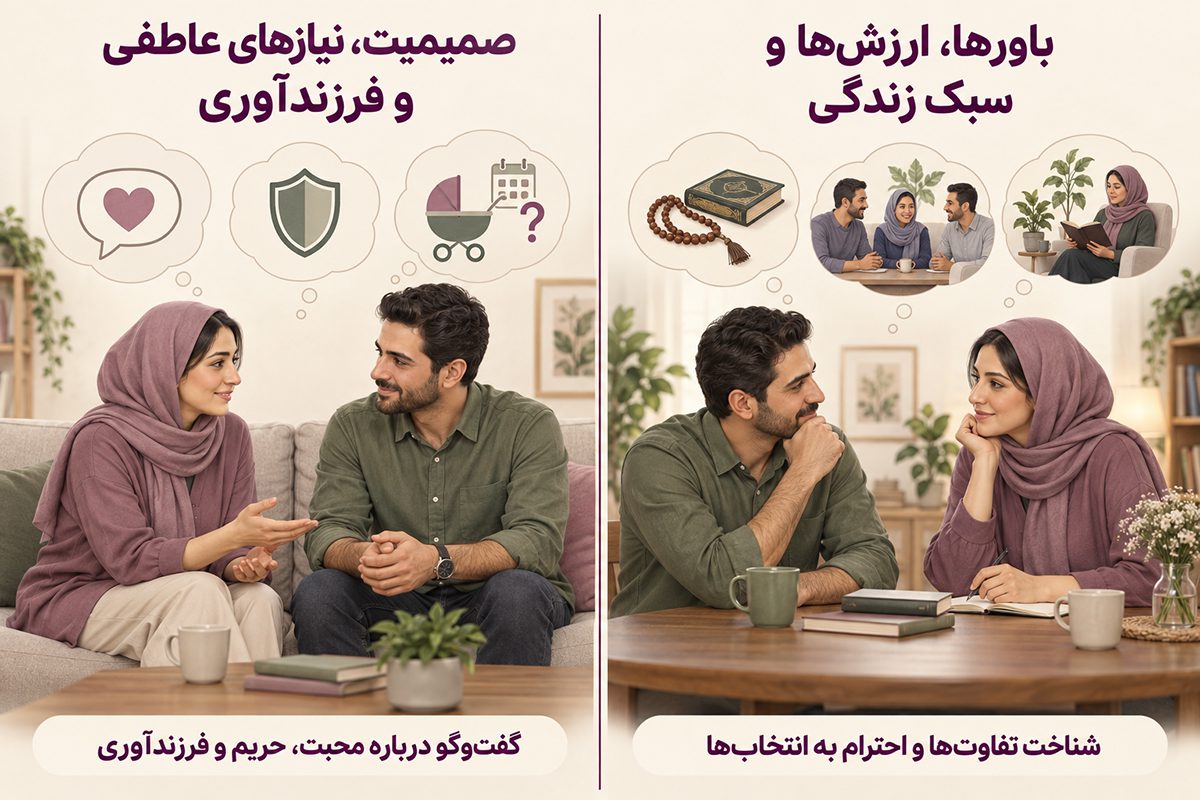 موارد مورد بررسی در جلسات مشاوره پیش از ازدواج